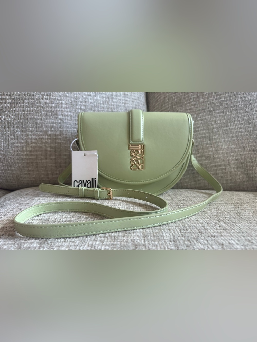 NWT Cavalli Class Marina Crossbody – Leaf Green